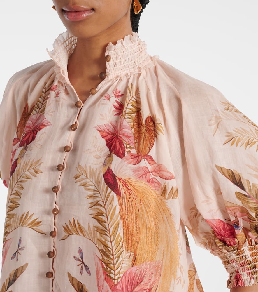 Zimmermann Ascension Printed Blouse In Multi