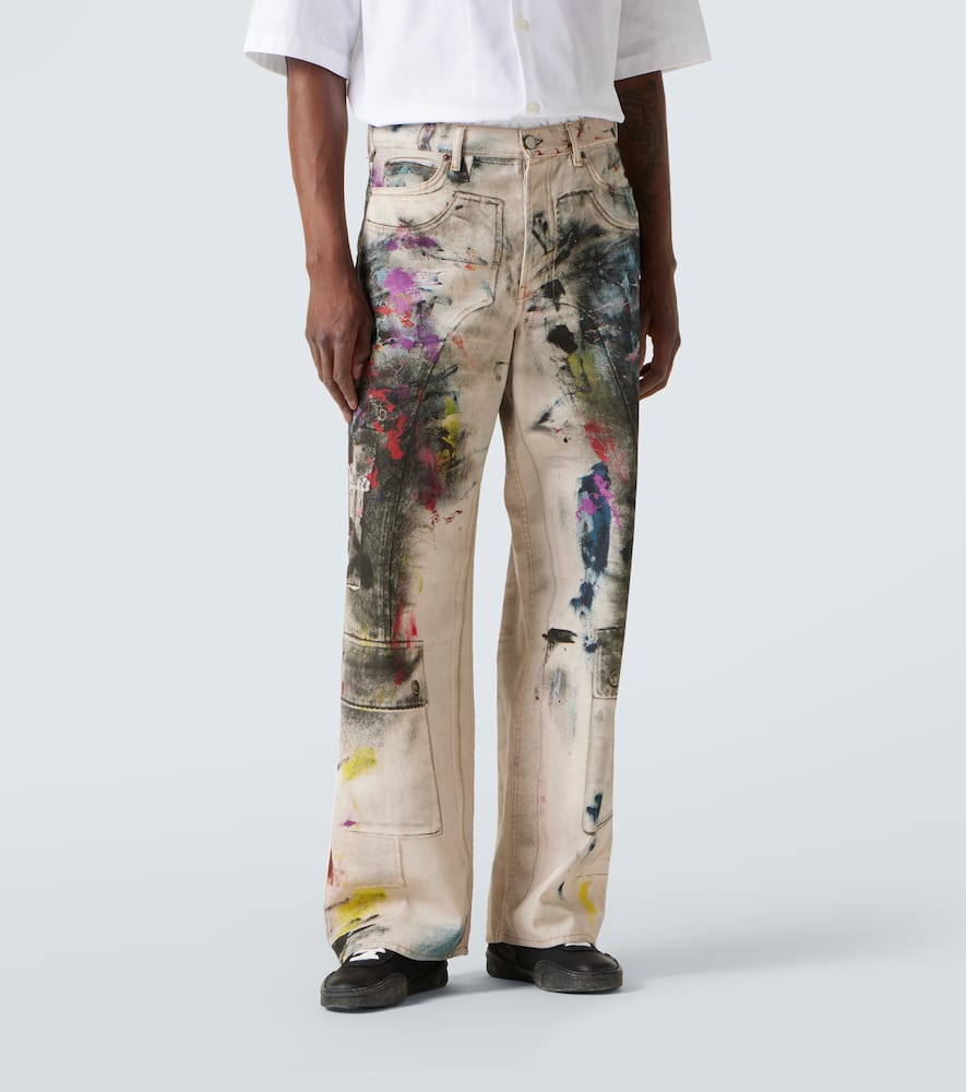 Acne Studios Loose Fit Jeans 1981 In Multi