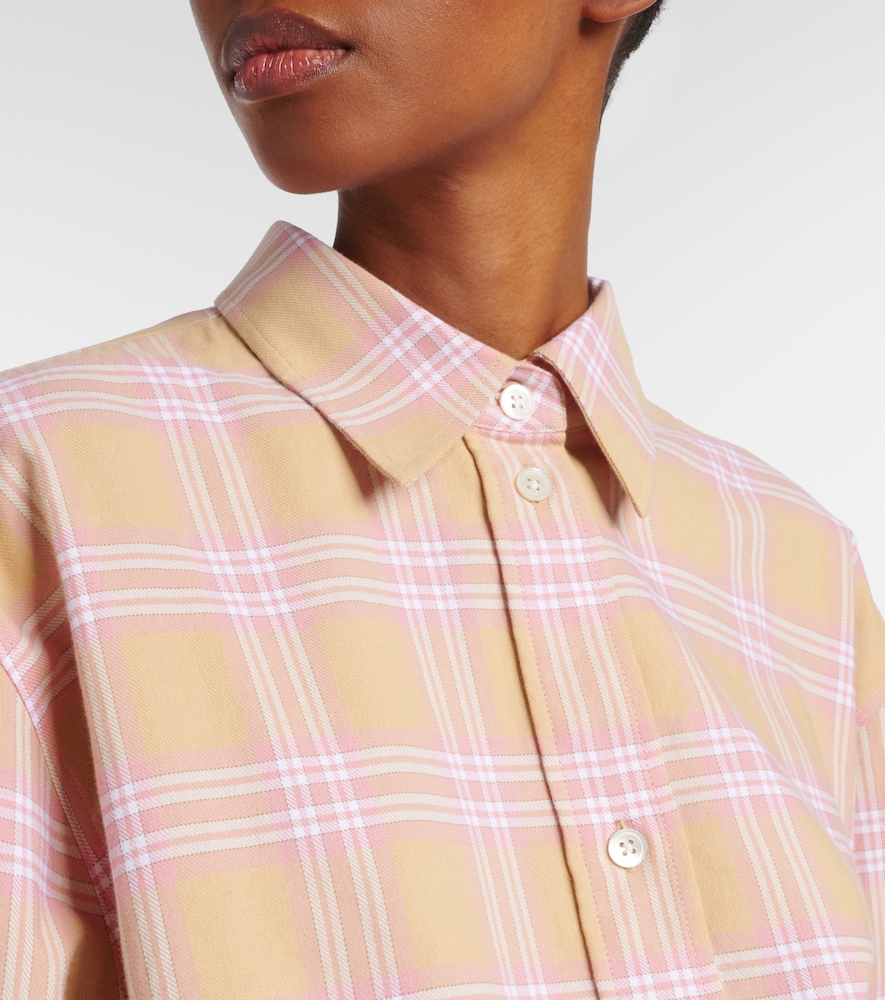  Rohe Rohe Checked Cotton Flannel Overshirt 