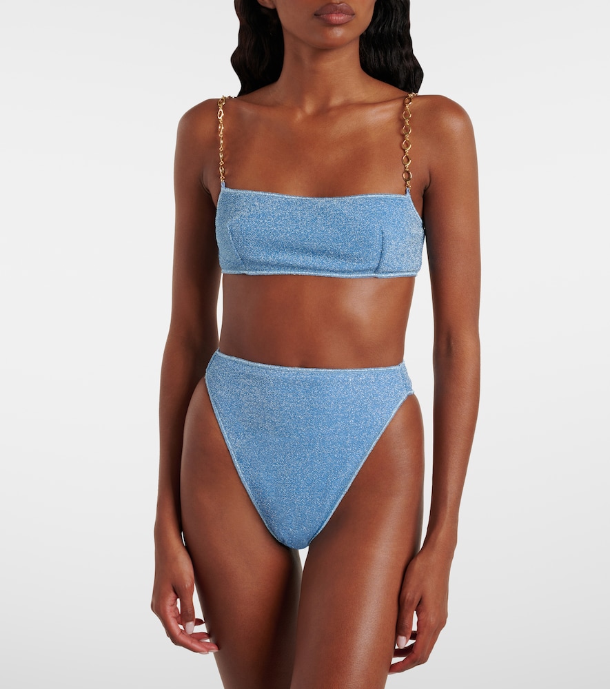  Oseree Oséree Bikini Lumière O Chain Aus Lamé 