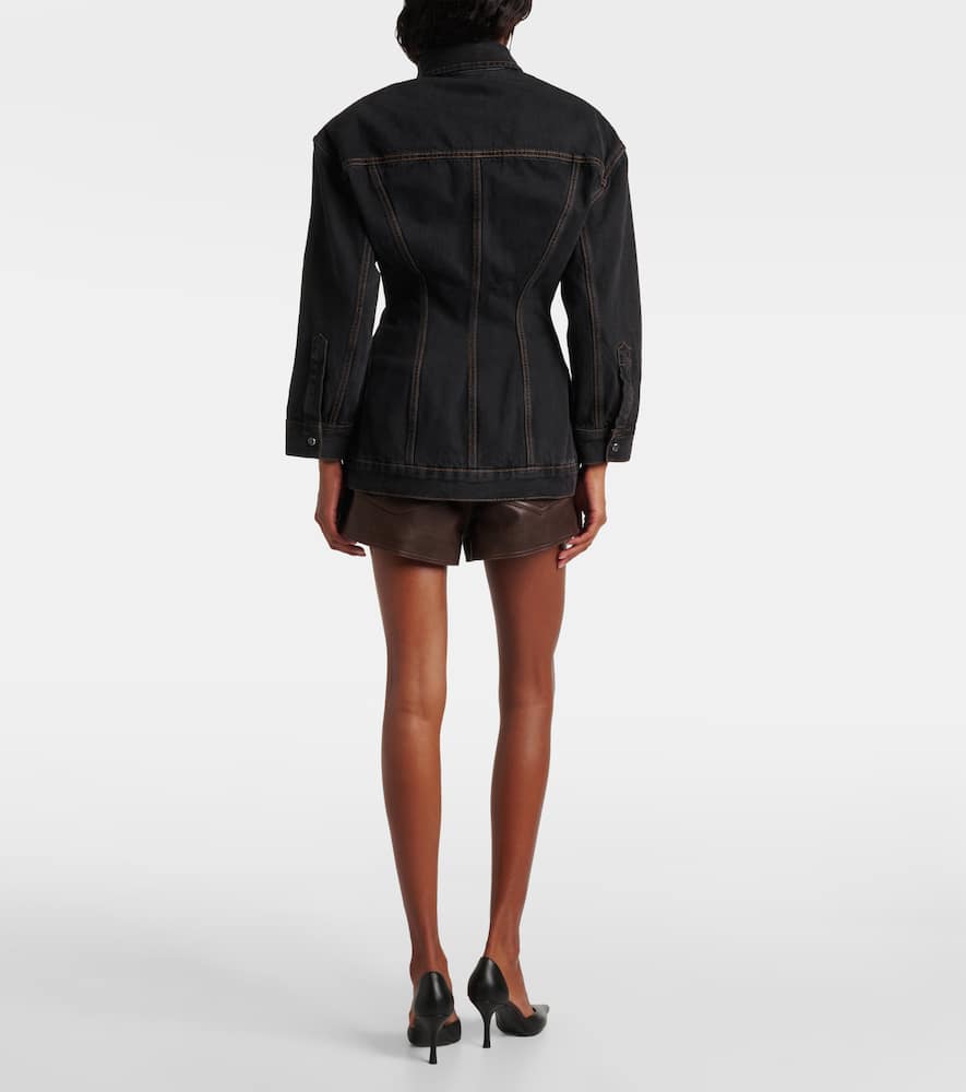 Wardrobe.nyc Wardrobe. Nyc Contour Denim Jacket In Black