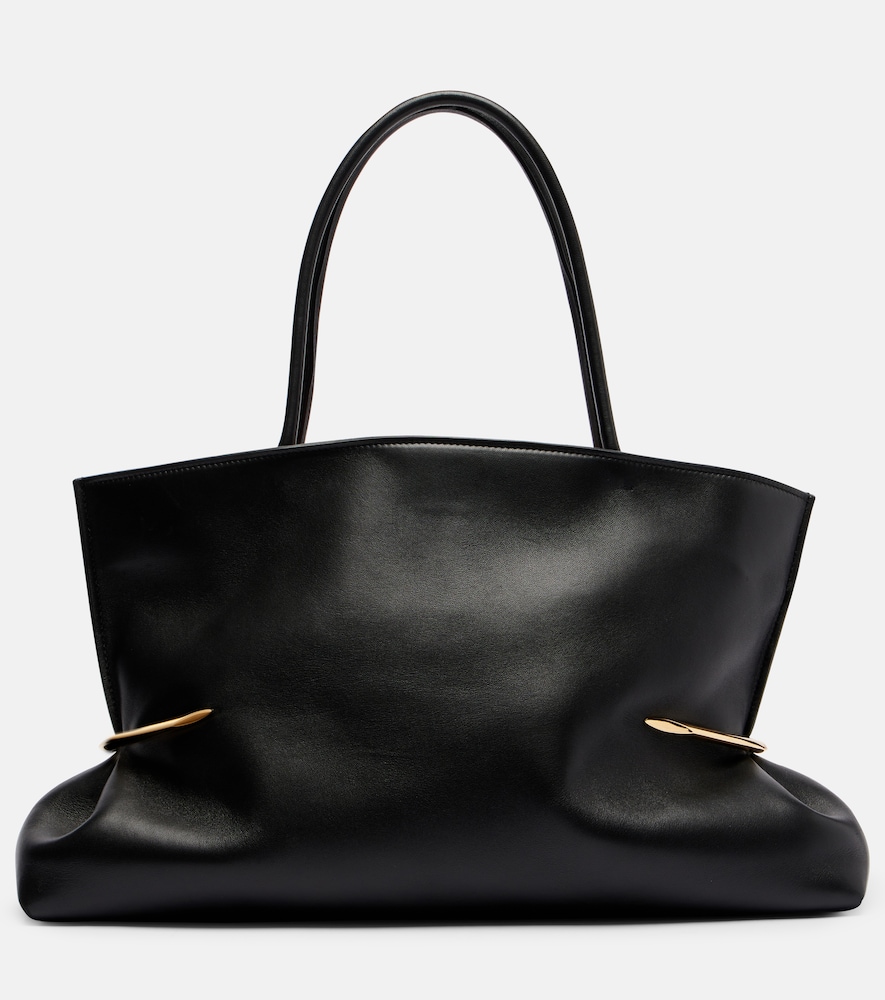 Givenchy Women's Black Pinch Squeezed Horizontal Leather Tote Bag