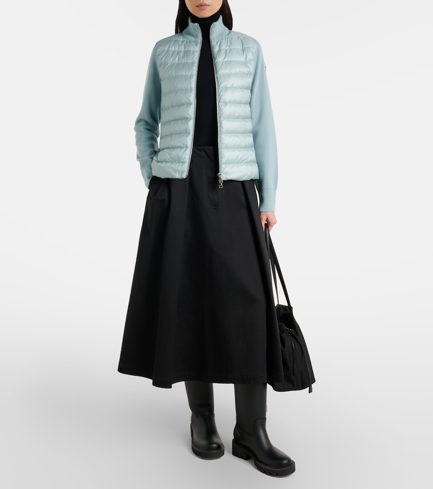  Moncler Moncler Daunenjacke Aus Schurwolle 