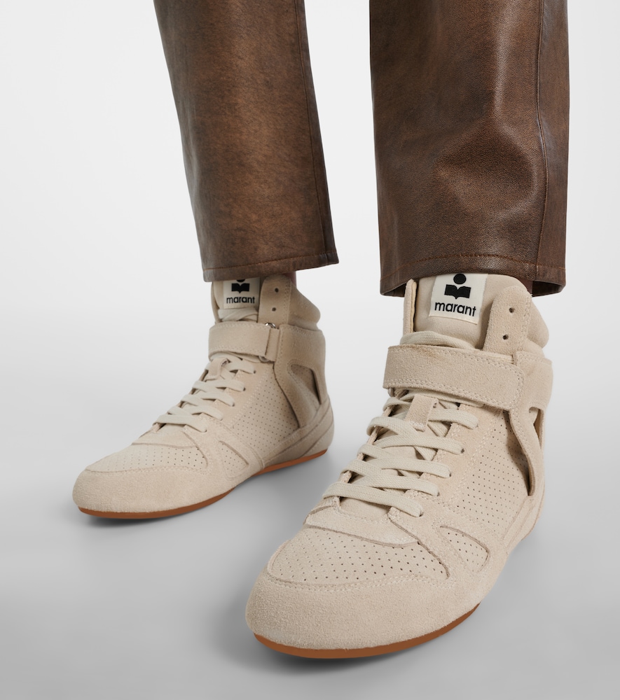 Isabel Marant Senny suede high-top sneakers