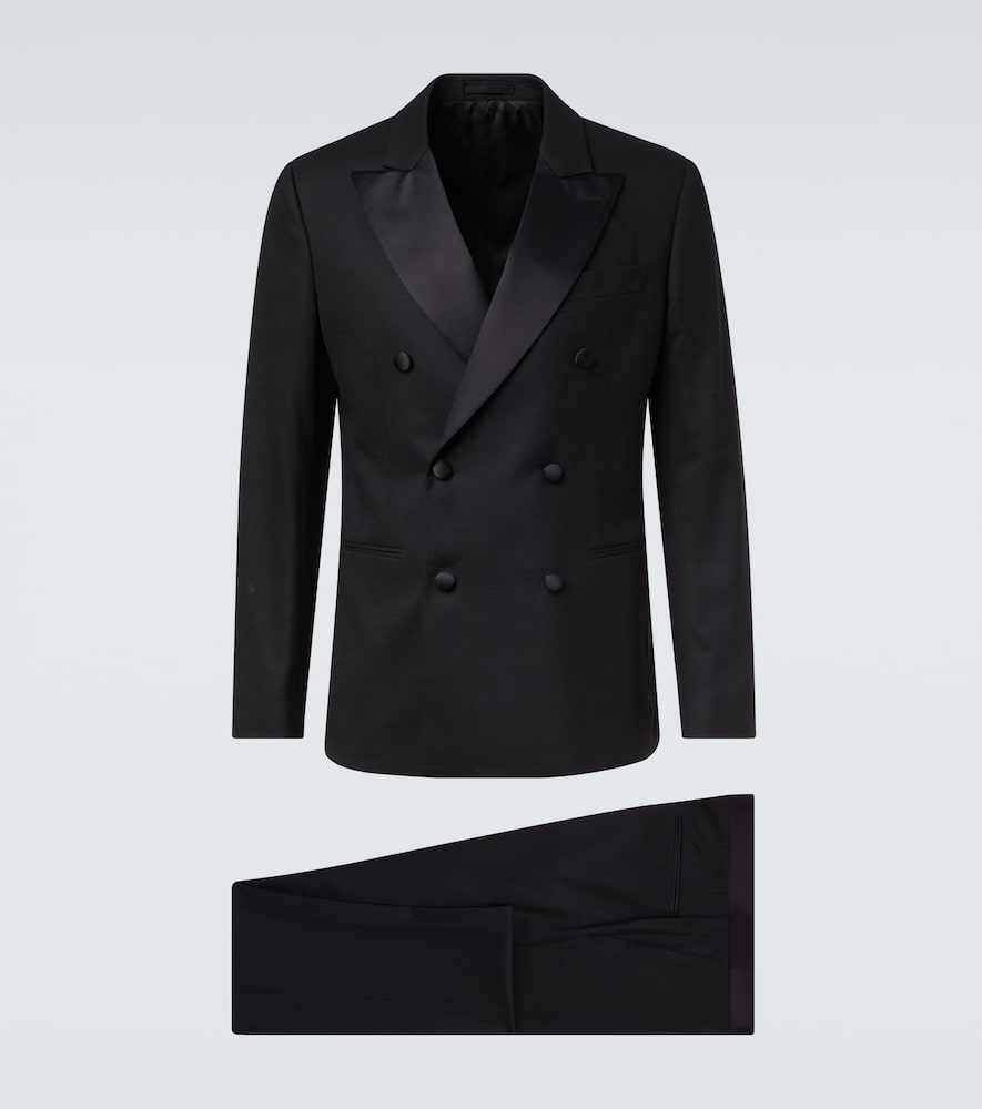 Lardini Double-breasted wool tuxedo