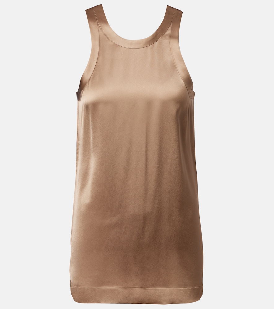 Toteme Donna Tank Top In Raso Beige It Taglia 46- Mytheresa