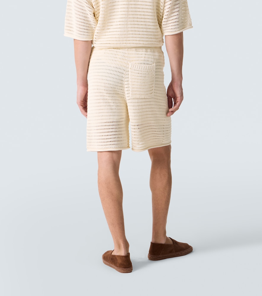  Commas Commas Bermuda-shorts Aus Häkelstrick 