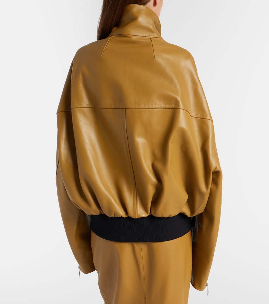  Khaite Khaite Oversized Leather Jacket 