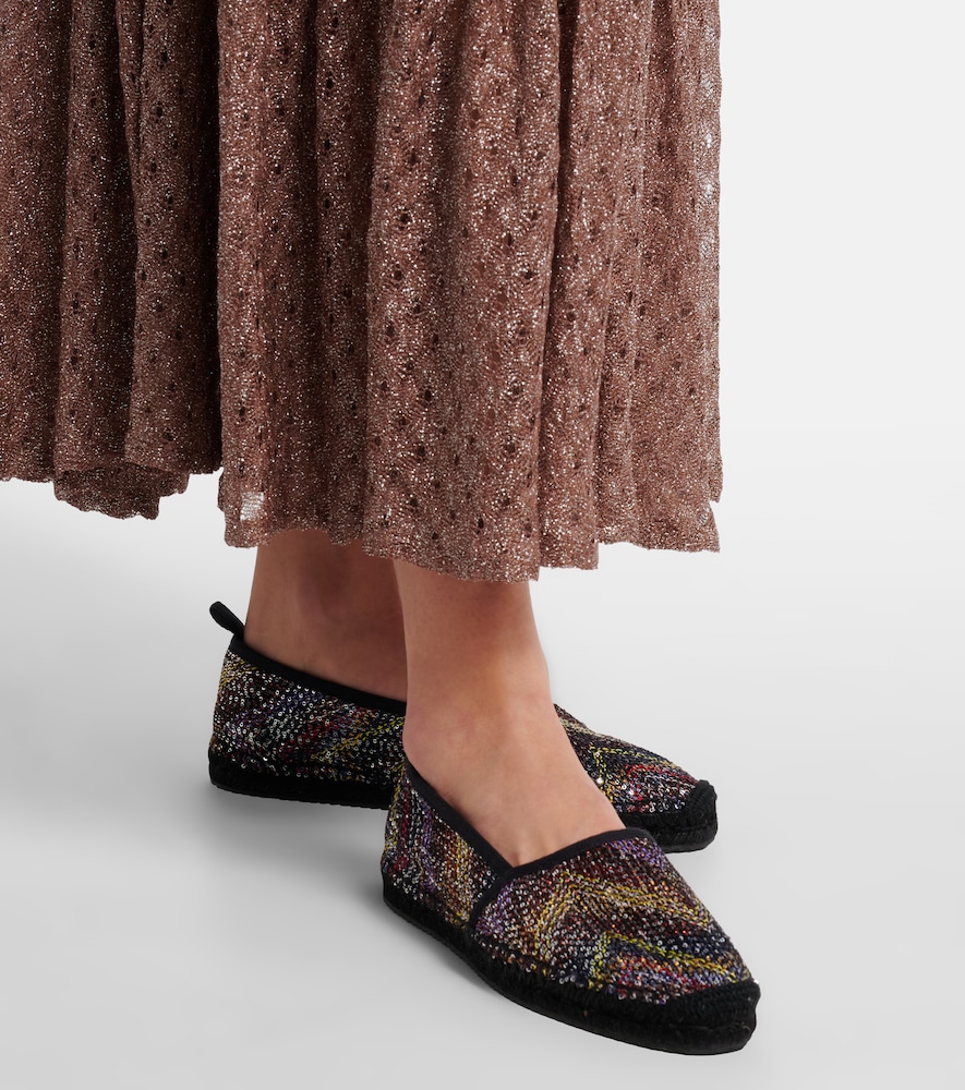 Missoni Elle sequined espadrilles