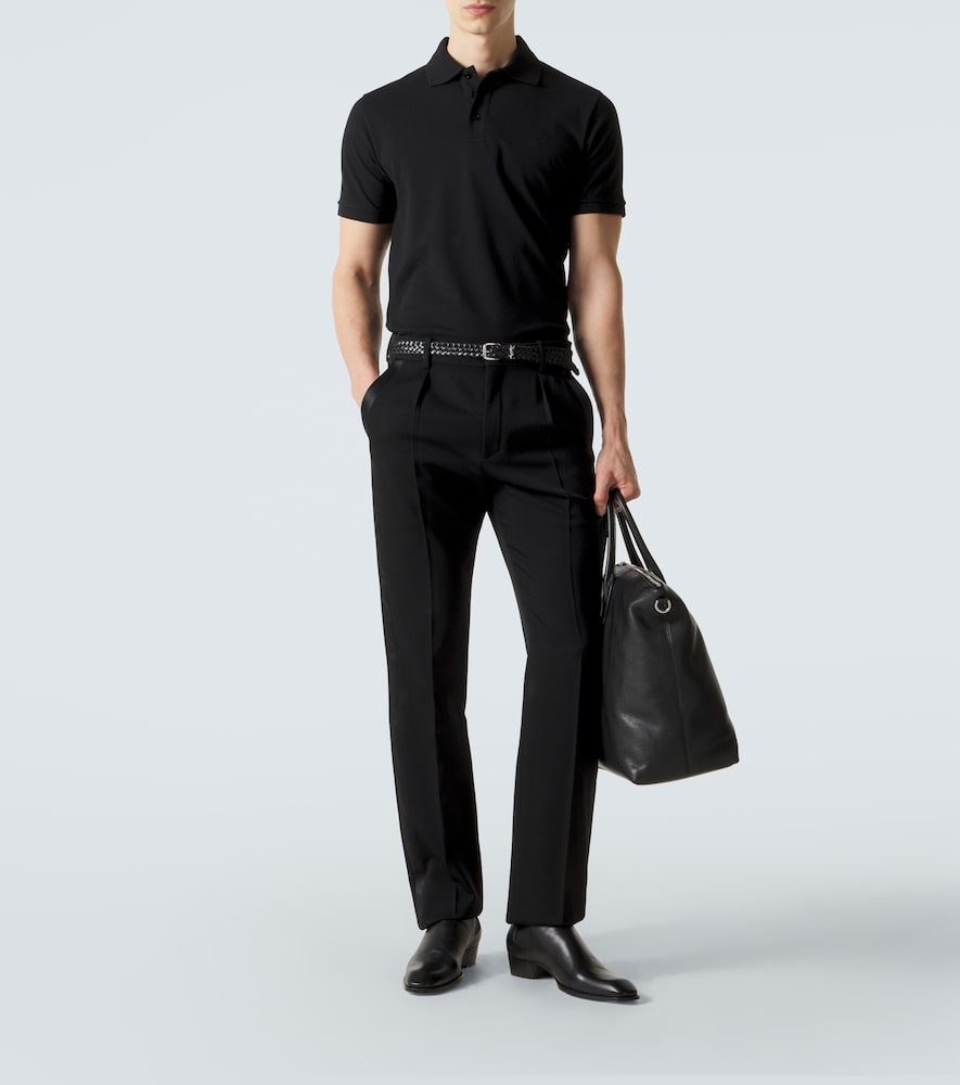  Saint Laurent Saint Laurent Polohemd Aus Einem Baumwollgemisch 
