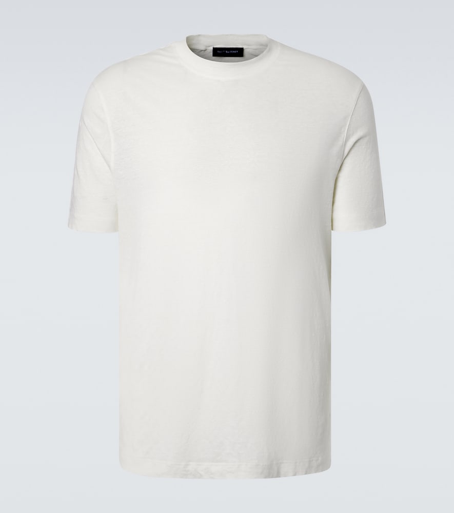 Linen-Blend T-Shirt