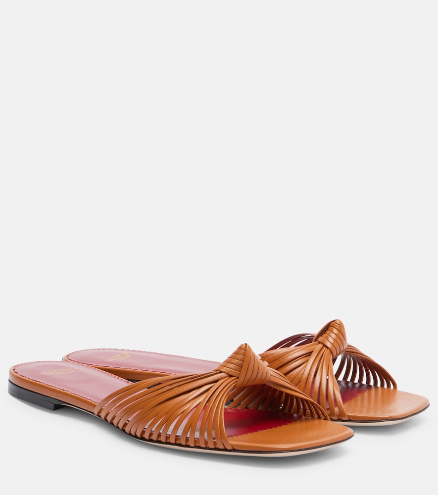 Valentino Garavani Annet leather slides