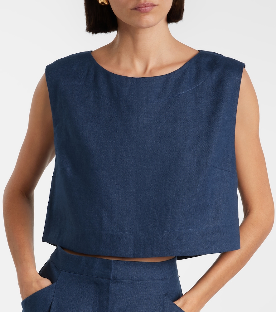  Posse Posse Cropped-top Martina Aus Leinen 