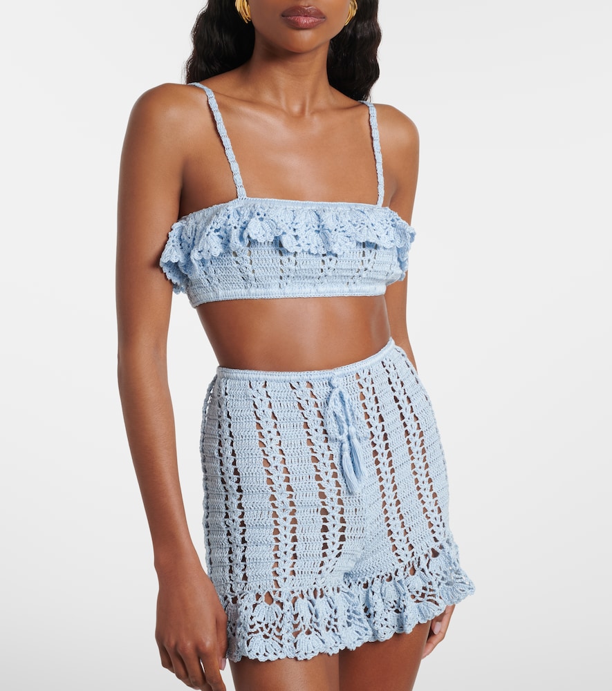  Anna Kosturova Anna Kosturova Bralette Aus Häkelstrick 
