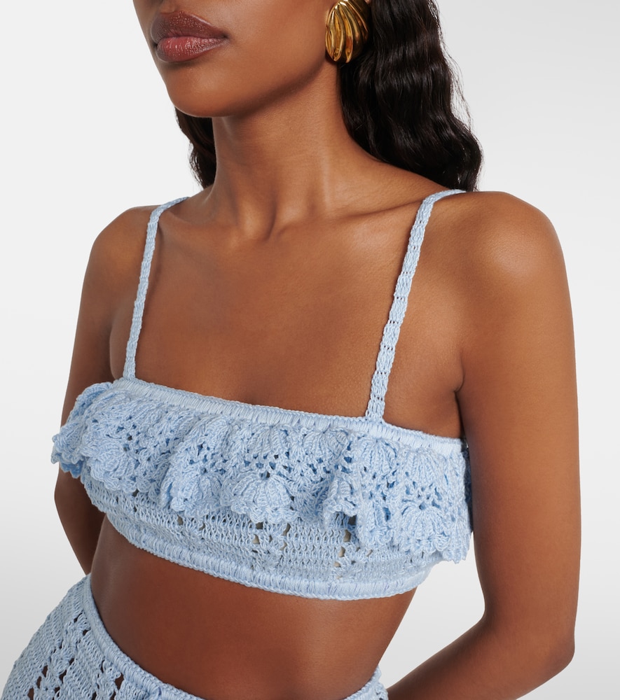  Anna Kosturova Anna Kosturova Bralette Aus Häkelstrick 
