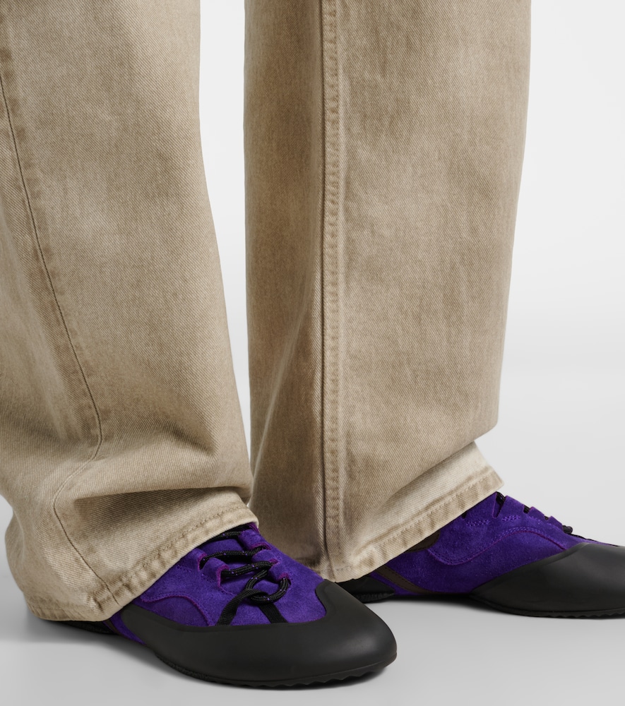 Loewe Grip Anagram suede sneakers
