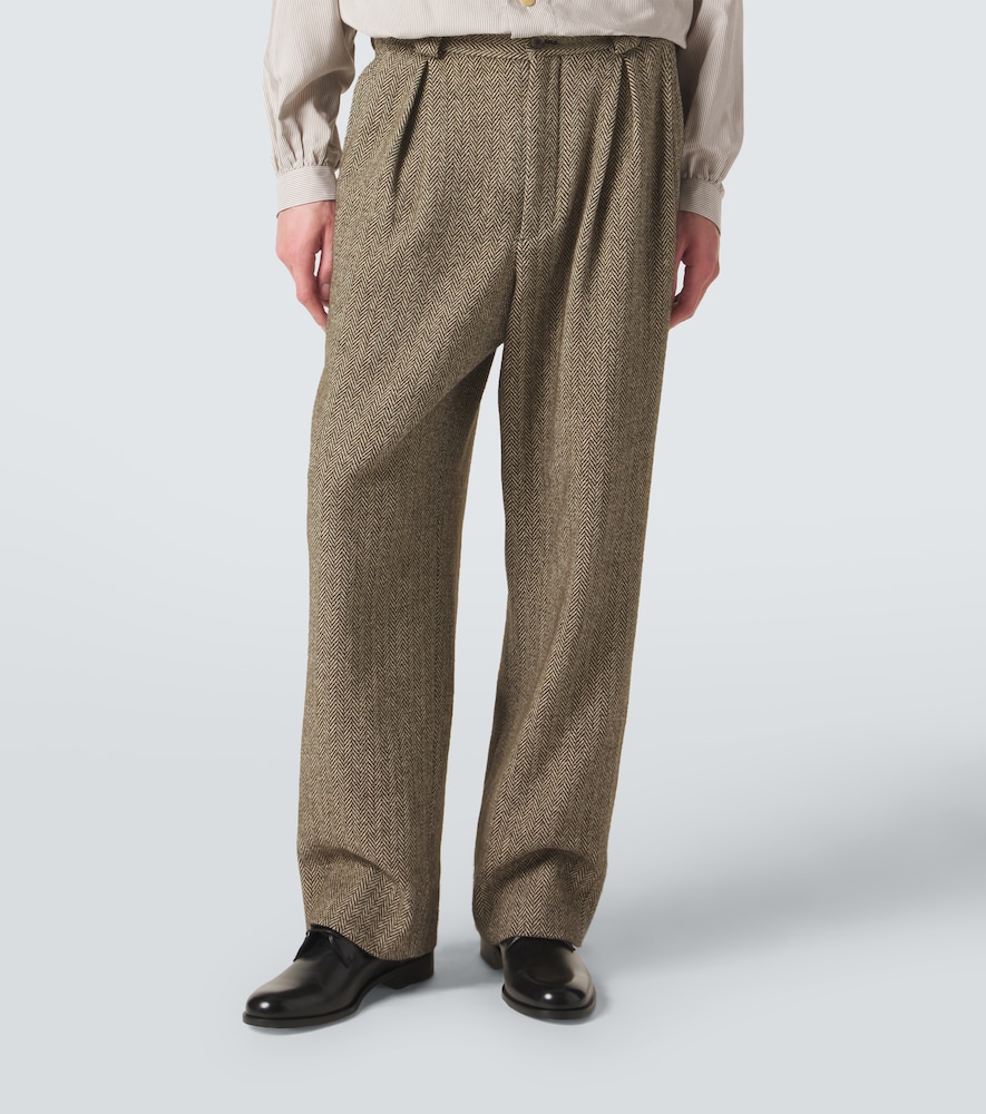 Archivio Cotton-Blend Straight Pants
