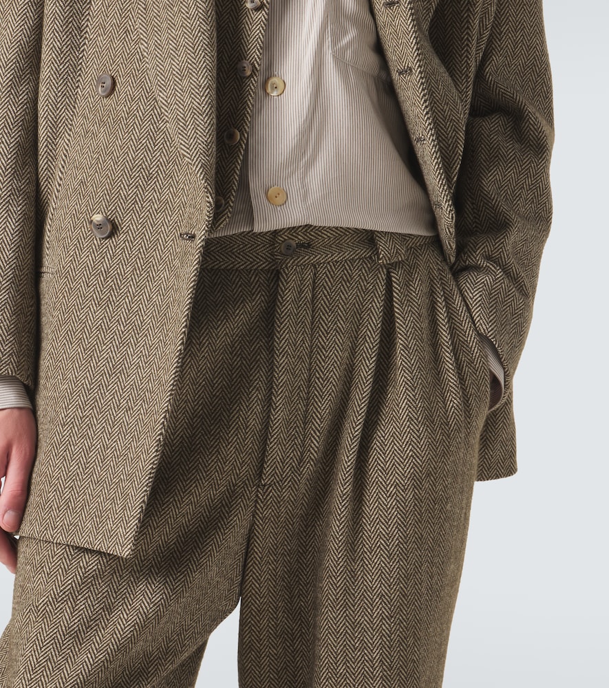 Archivio Cotton-Blend Straight Pants