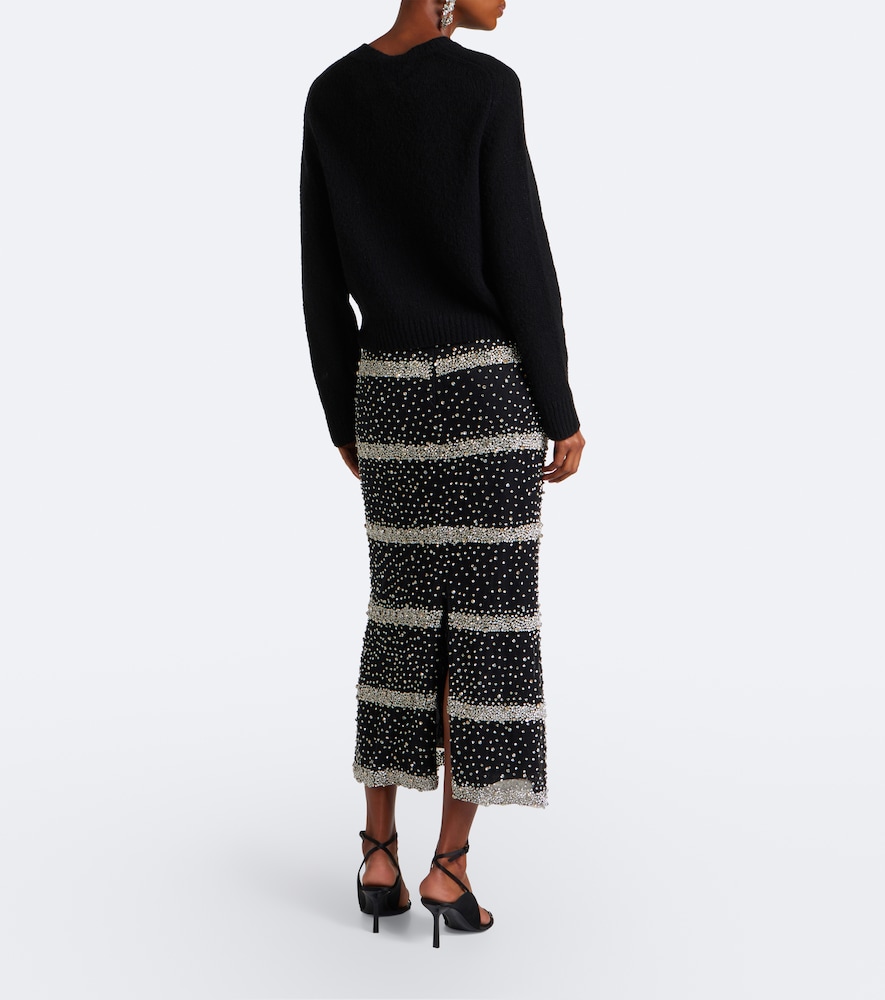 Marice Crystal-Embellished Midi