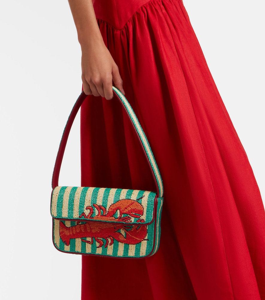 Staud Tommy beaded shoulder bag
