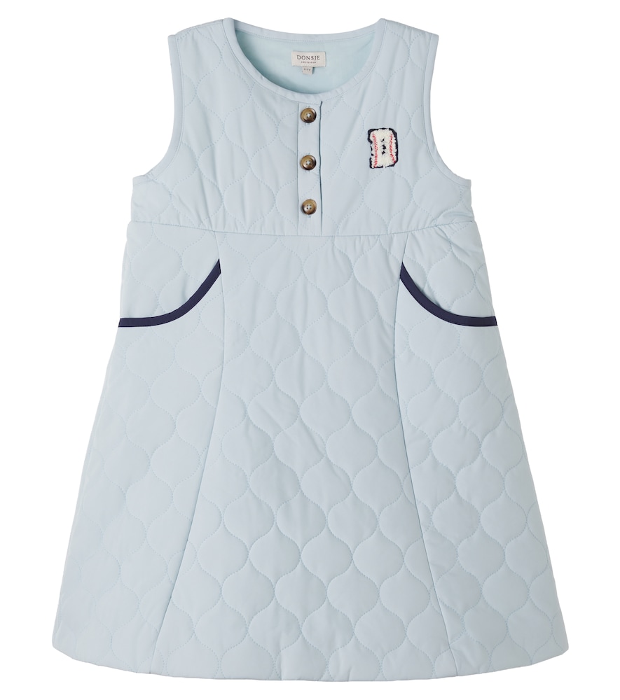 Donsje Blue Ilsa Embroidered Quilted Dress Y 7/8 - Mytheresa