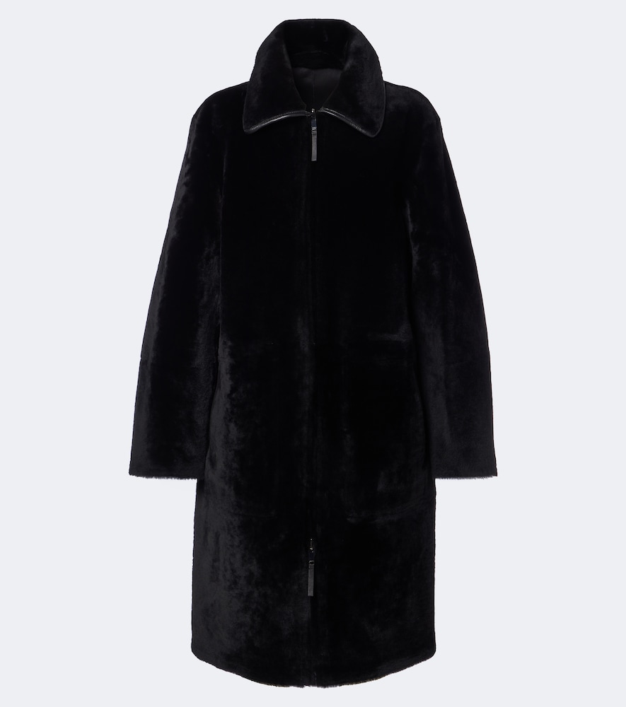 Joseph Manteau Caspian rversible en cuir et shearling 2975$