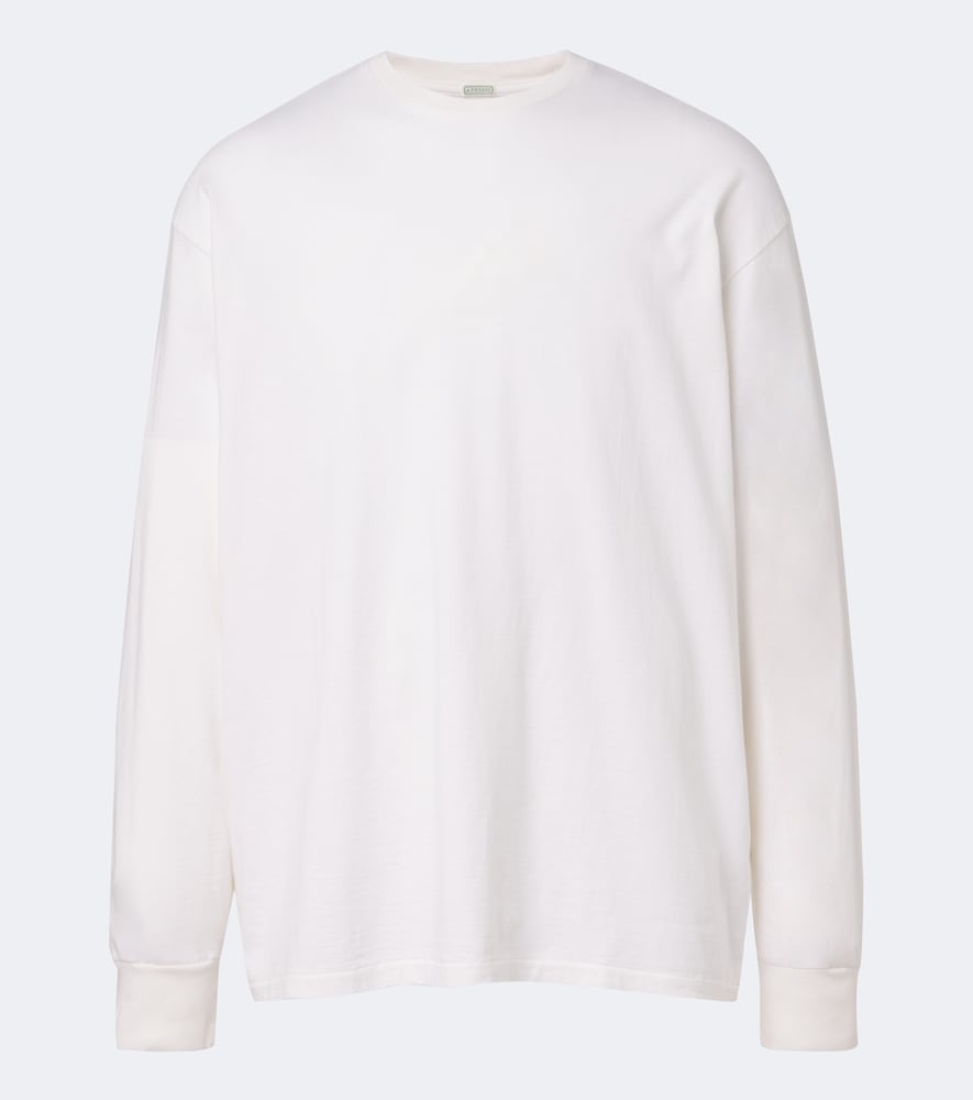 A.presse A. Presse Cotton And Cashmere T-shirt In White