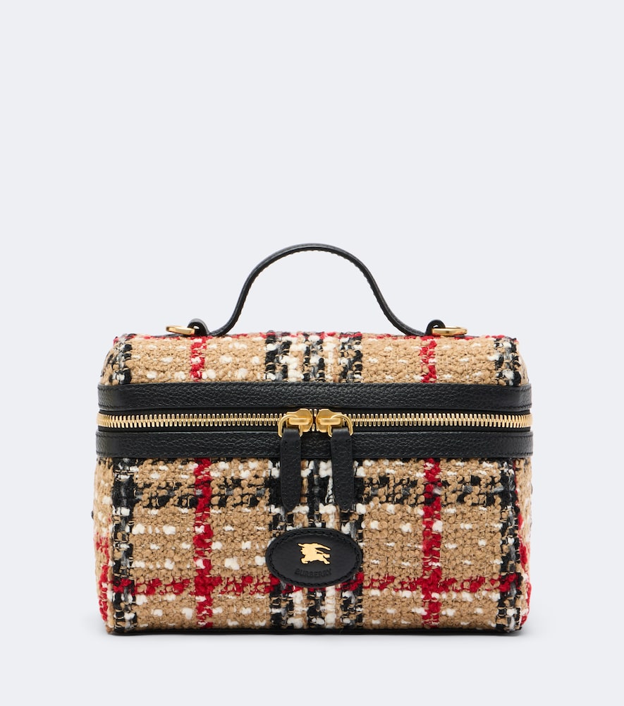 Borsa vanity  Check Small in bouclé