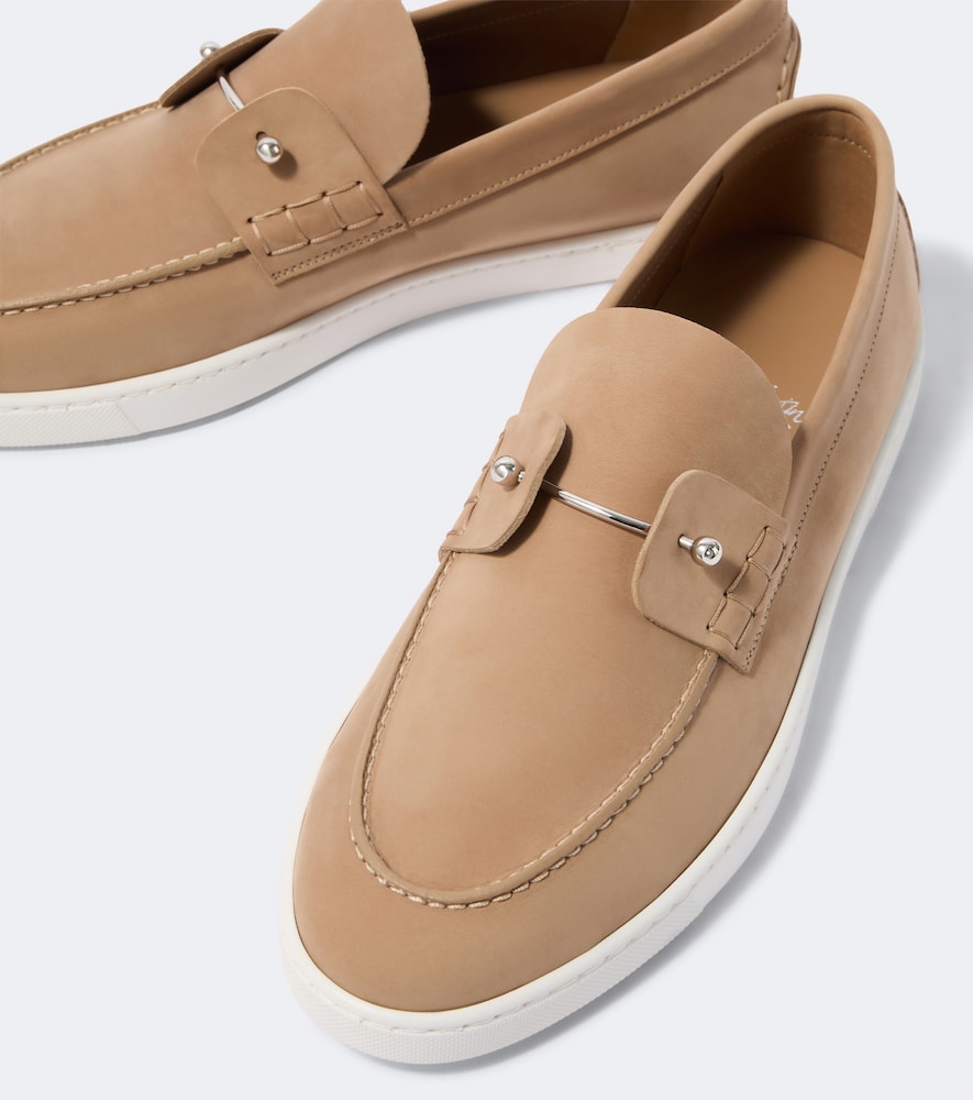Chambeliboat Leather Slip-On Shoes