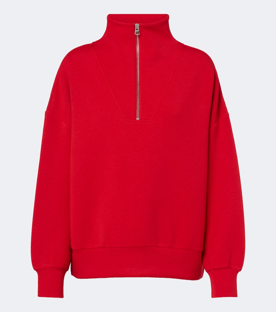 Varley Hawley Jersey Sweatshirt In Red