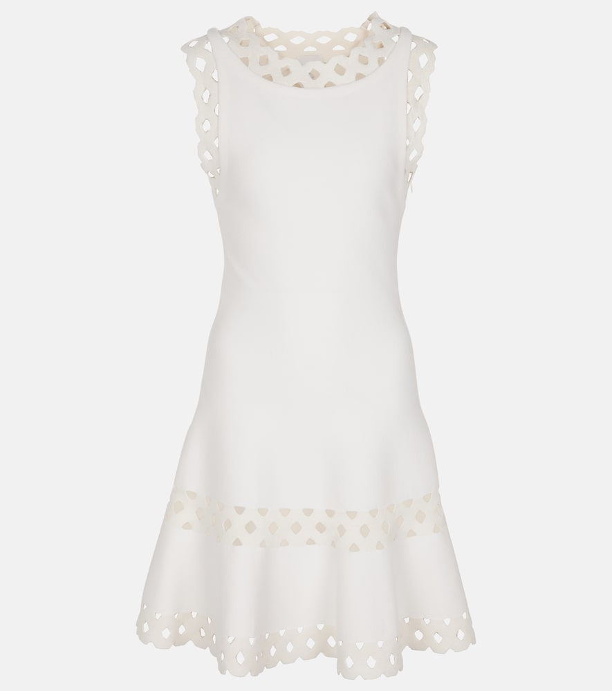 Alaia Alaïa Vienne wool-blend minidress