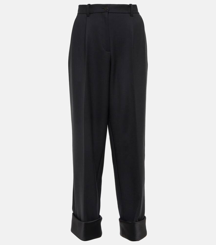 The Row Wool-blend straight pants
