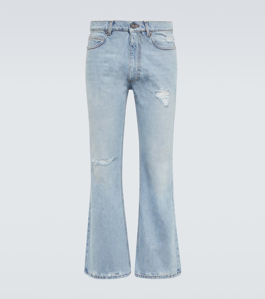ERL Deconstructed flared jeans