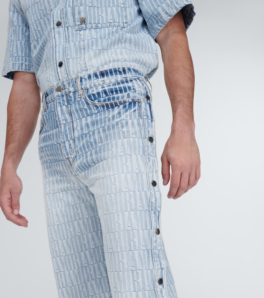  Amiri Amiri Logo Jacquard Denim Pants 