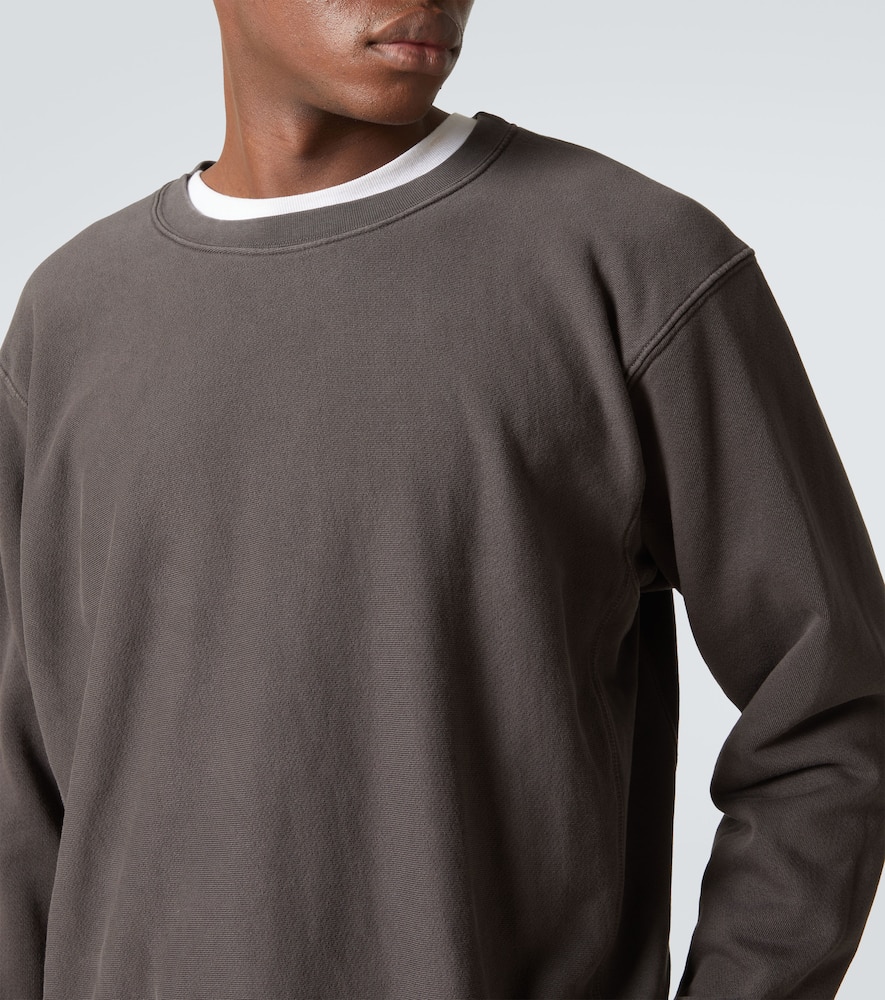 Les Tien Cotton Jersey Sweatshirt In Vintage Black