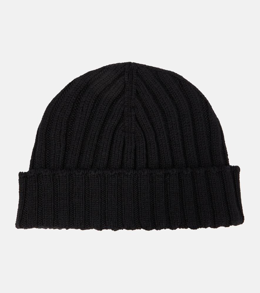 Ann Demeulemeester Beanie Hastert Aus Schurwolle In Black