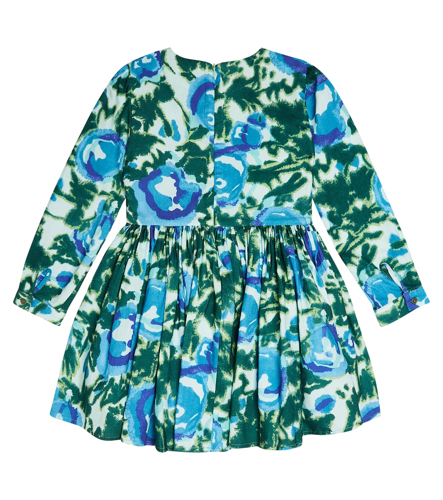 Morley Tempo Floral Georgette Dress In Green