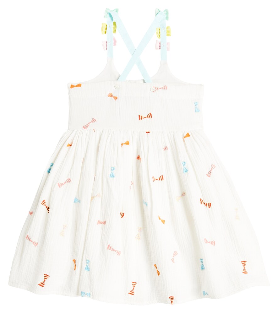  Stella Mccartney Kids Stella Mccartney Kids Besticktes Kleid Aus Baumwolle 