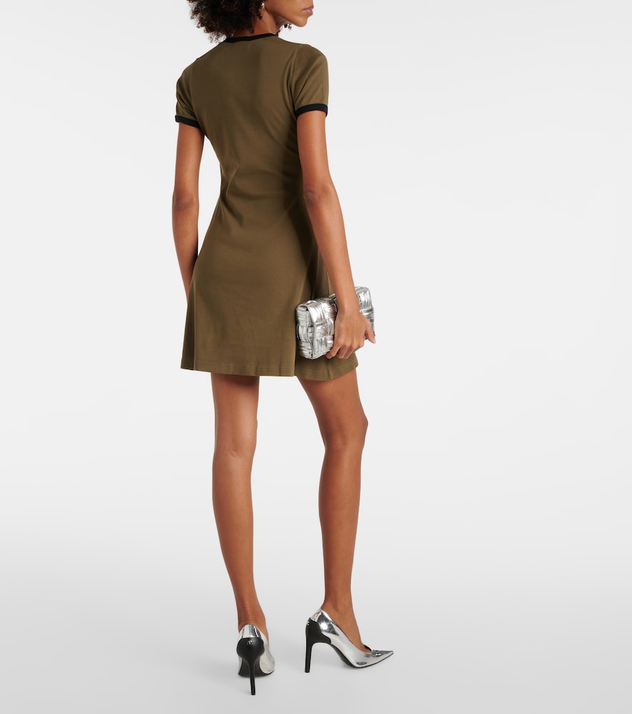  Courreges Courrèges Minikleid Aus Baumwoll-jersey 