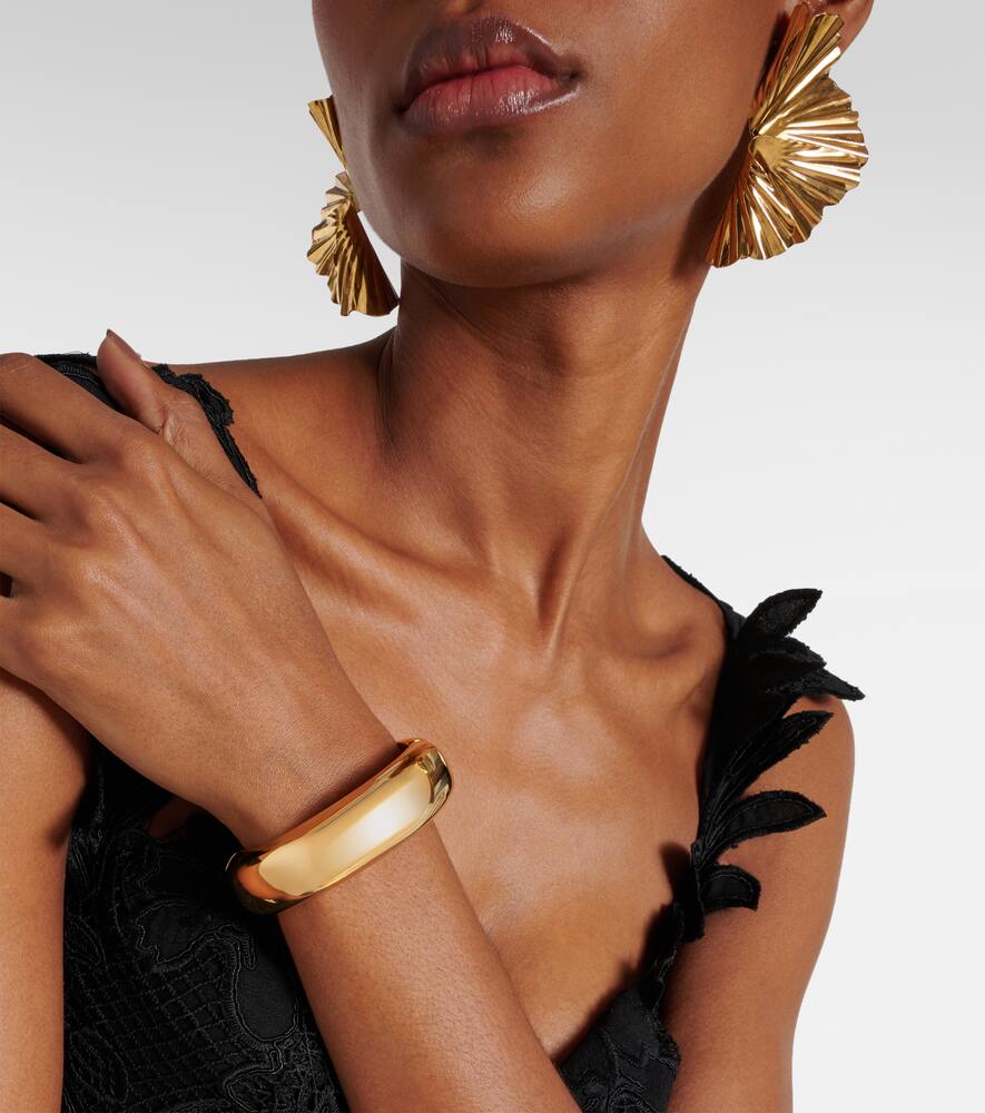 Shop Jennifer Behr Curran Cuff Bracelet In Gold