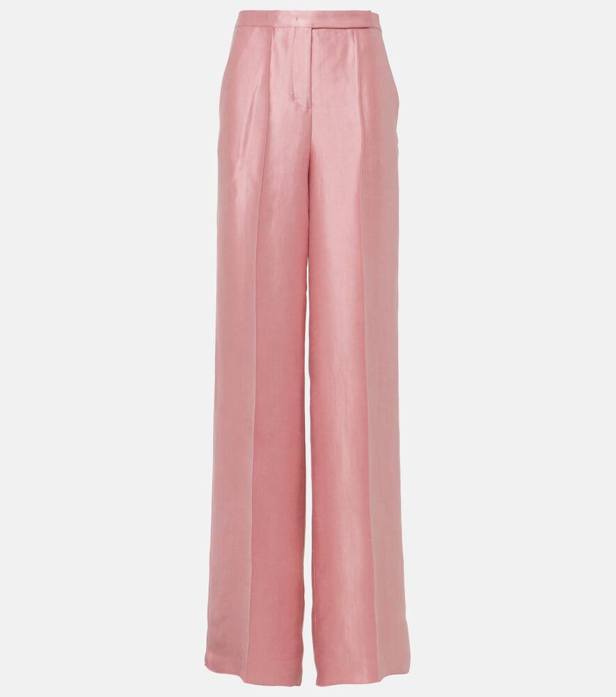 Dorothee Schumacher Slouchy Elegance satin wide-leg pants