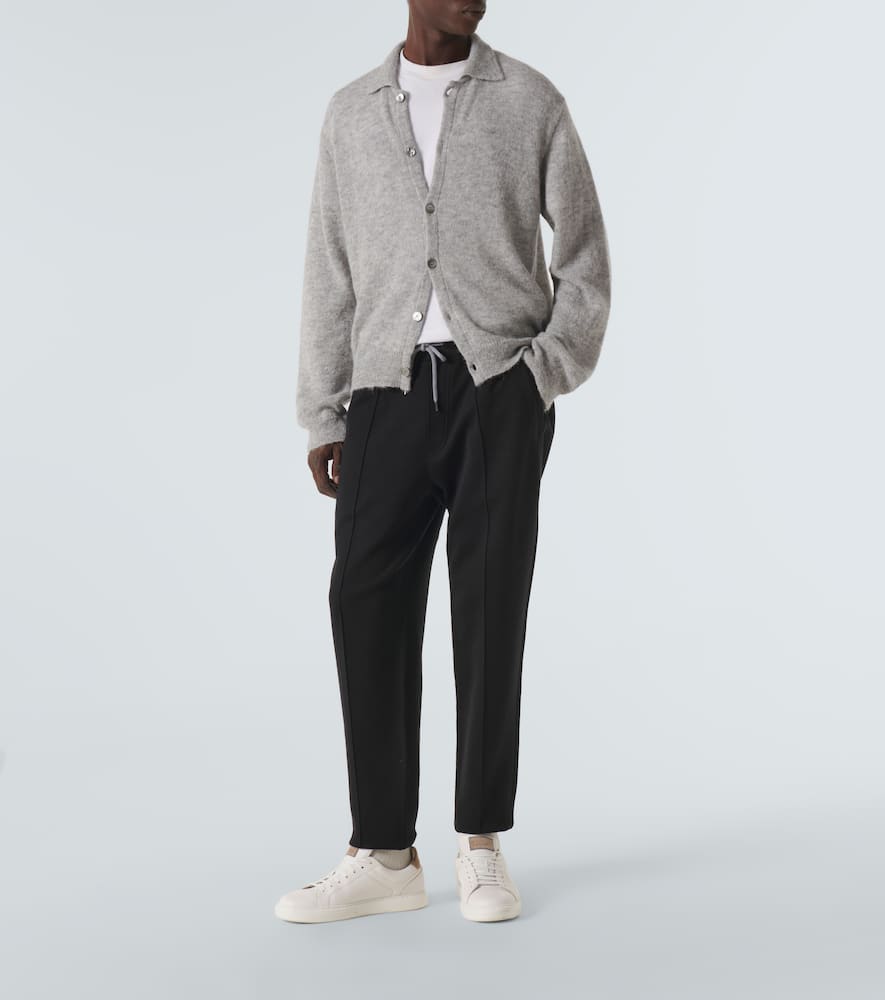 Brunello Cucinelli Cotton-blend Sweatpants In Black