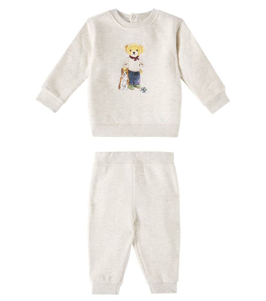 Polo Ralph Lauren Kids Baby Polo Bear cotton-blend tracksuit