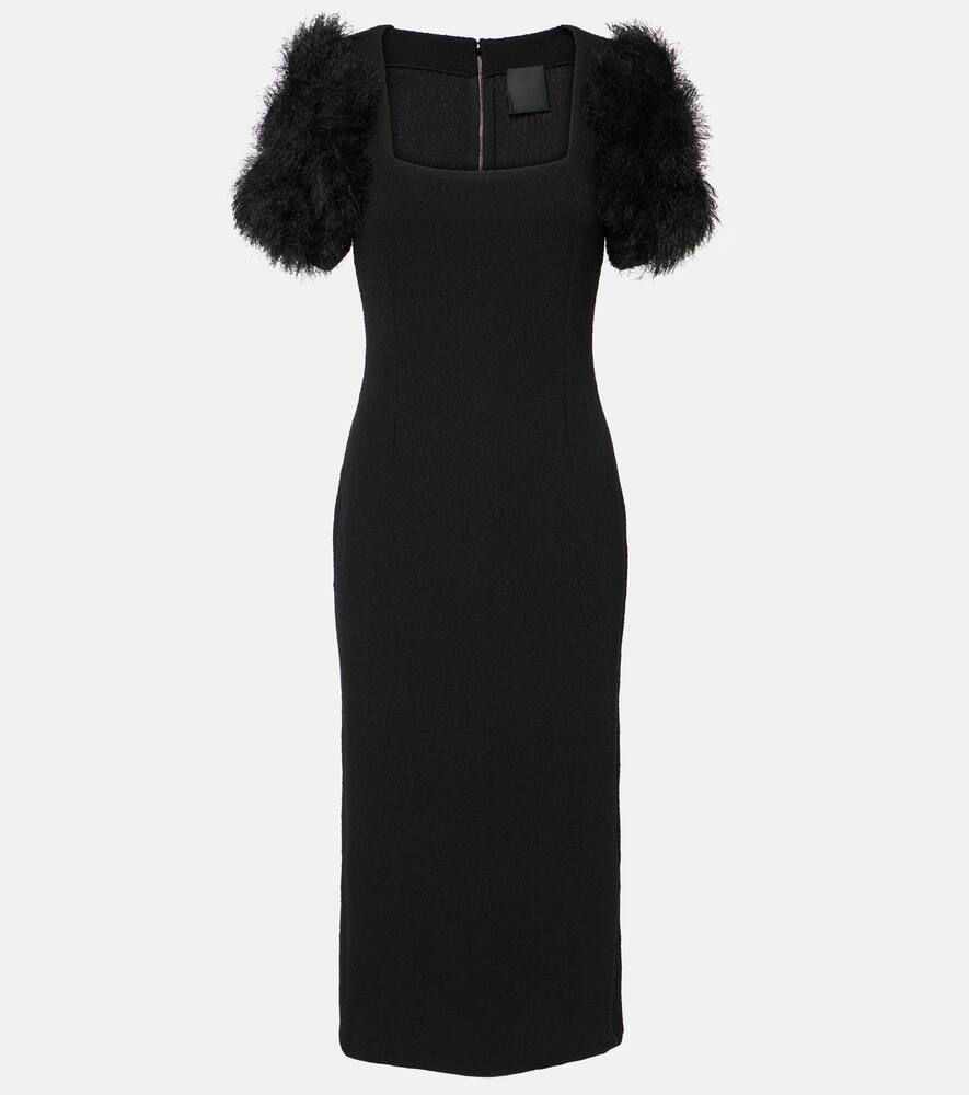 Givenchy Pompom knitted midi dress