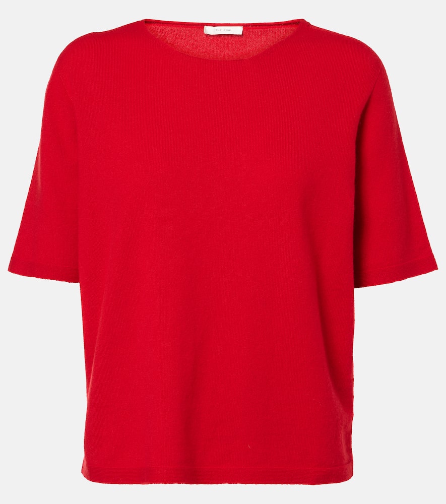 The Row Ipar Cashmere Top In Red