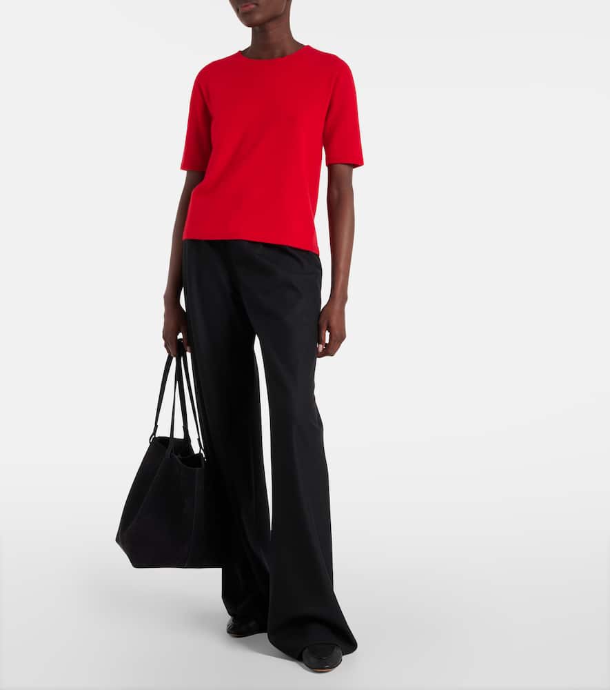 The Row Ipar Cashmere Top In Red