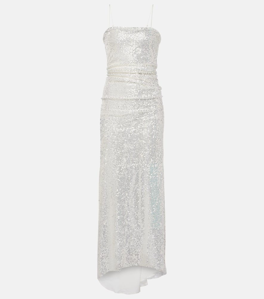 Sequined slip dress