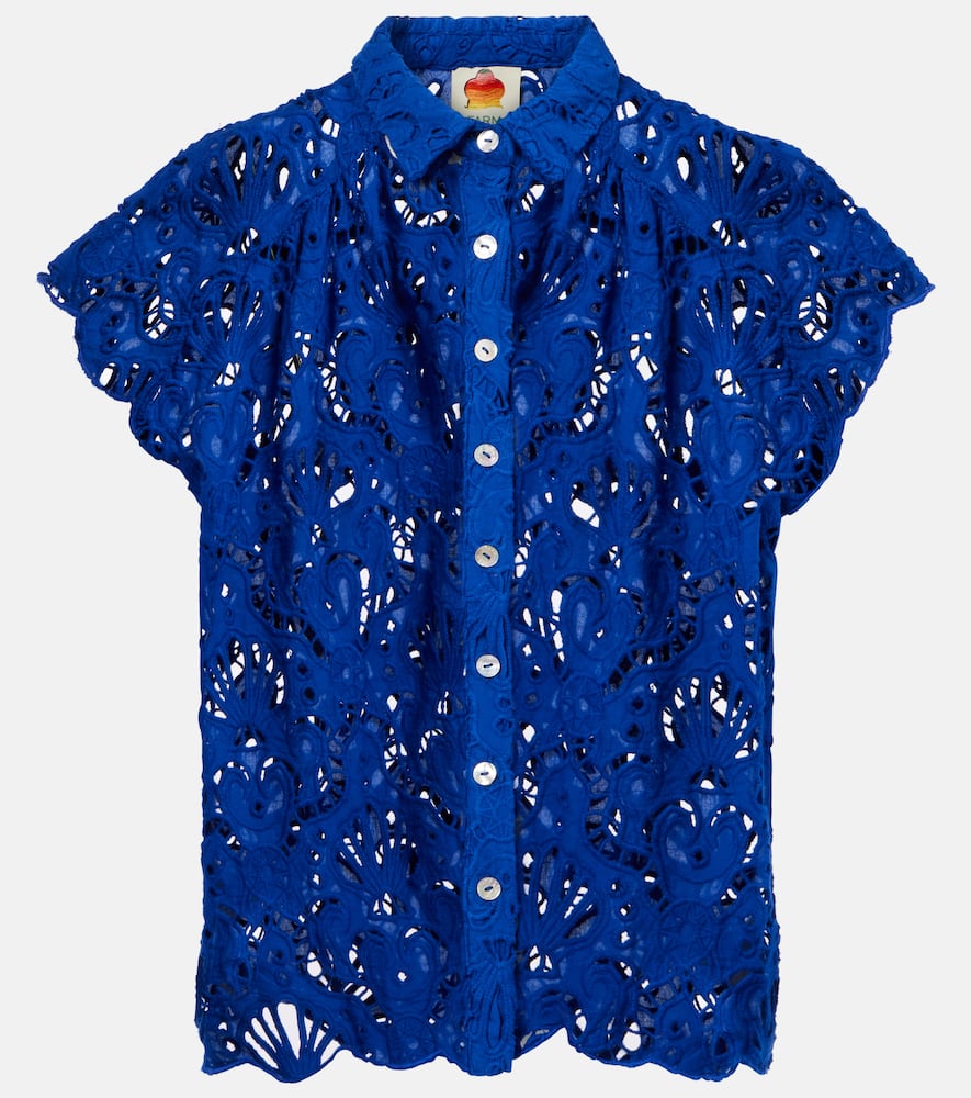 Cotton lace shirt