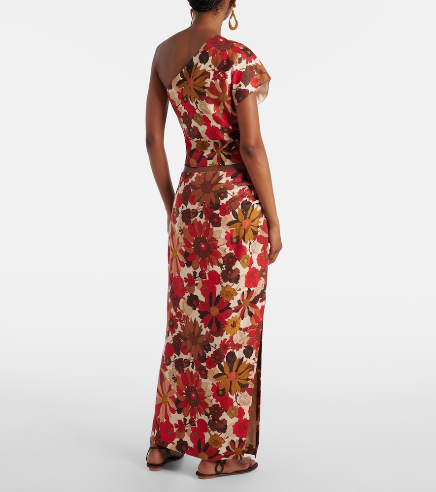  Sir Sir Belleto Gathered Linen Maxi Skirt 