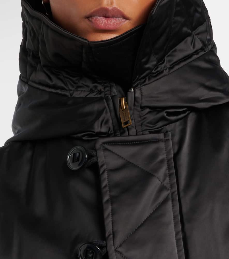 Isabel Marant Étoile Elisa Hooded Bomber Jacket In Black